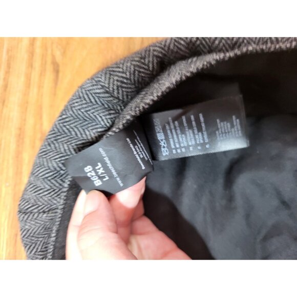 Beechfield Mens Classic Herringbone Newsboy Cap L/XL - Picture 4 of 4